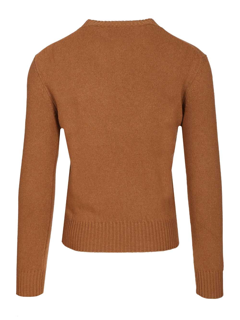 Ami Ami De Coeur Sweater Knitwear - Brown | d0521f64f44181104bdfd236f8b5dcc7456dbd6f
