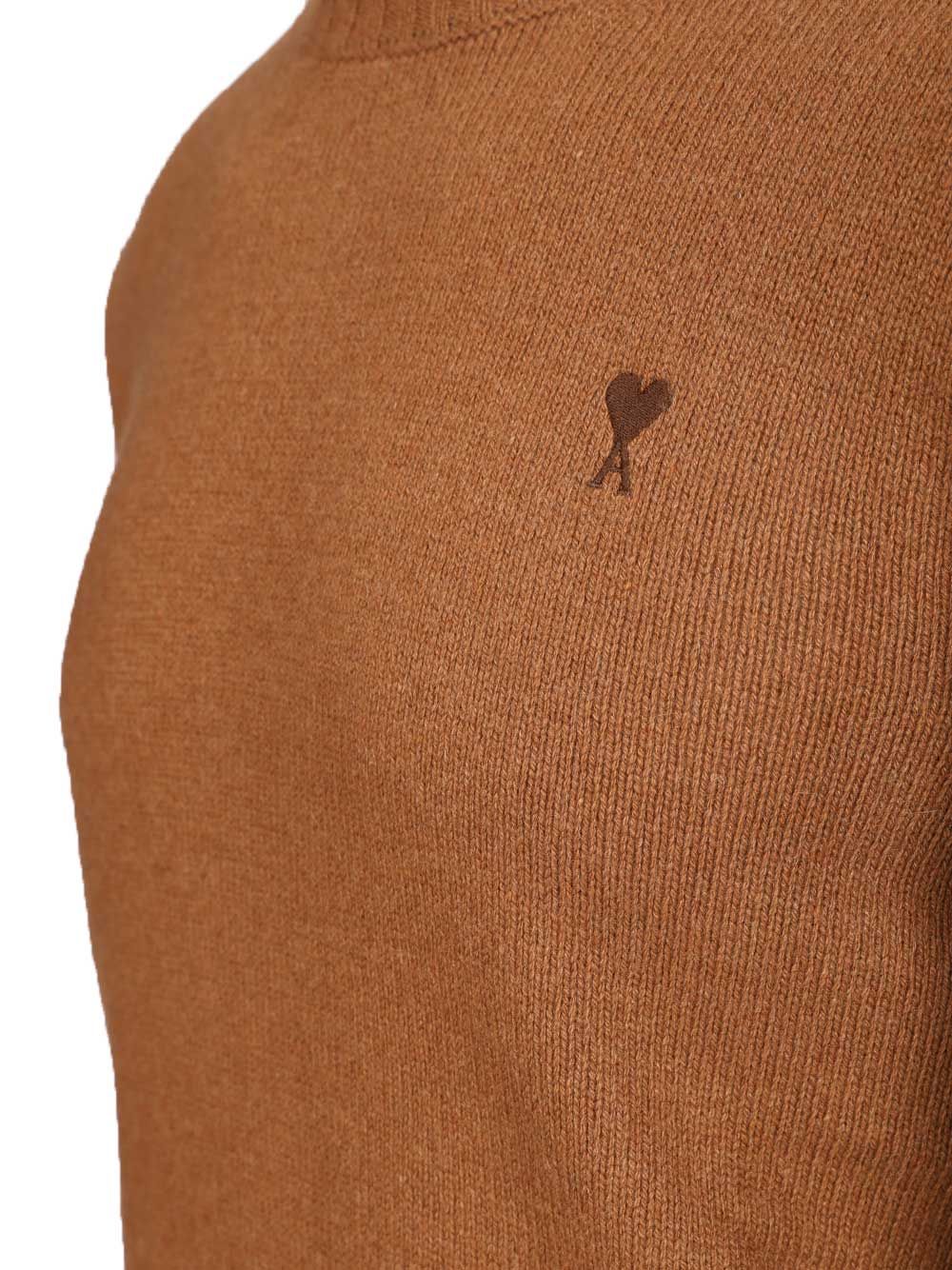 Ami Ami De Coeur Sweater Knitwear - Brown | 06dfa925f06a7c7b02d0e03dcca61be3a33690c8
