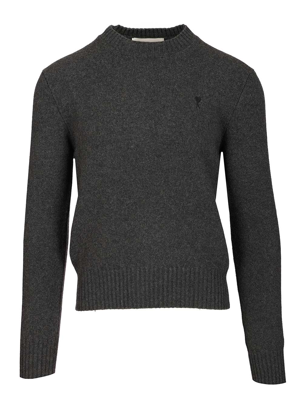 Ami Ami De Coeur Sweater Knitwear - Black | 8baba31a4383cdd882aca5e5ac13f1b97b870037
