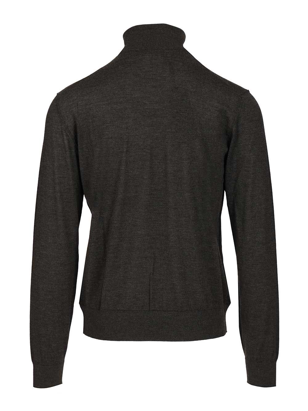 Dolce & Gabbana Cashmere Turtleneck Sweater Knitwear - Grey | 652cfc71e5759405e5eed7f1ac106c47684719f4