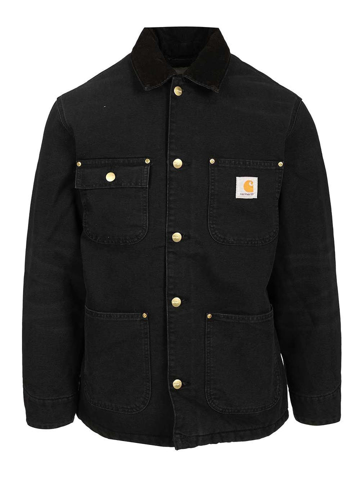 Carhartt Wip Og Chore Coat Jackets - Black | f18d179af84592750831675ae79b00a687a02f5c
