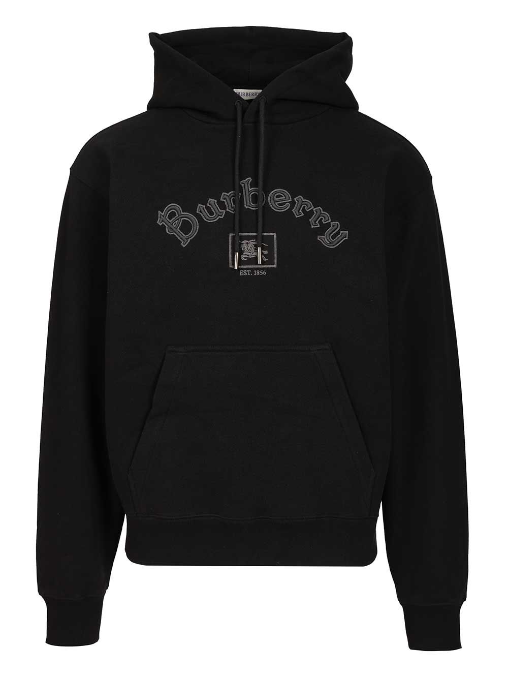 Burberry Cotton Hoody Sweatshirts - Black | 1288c2859db72f3bc0f3472a441d983915801b8d