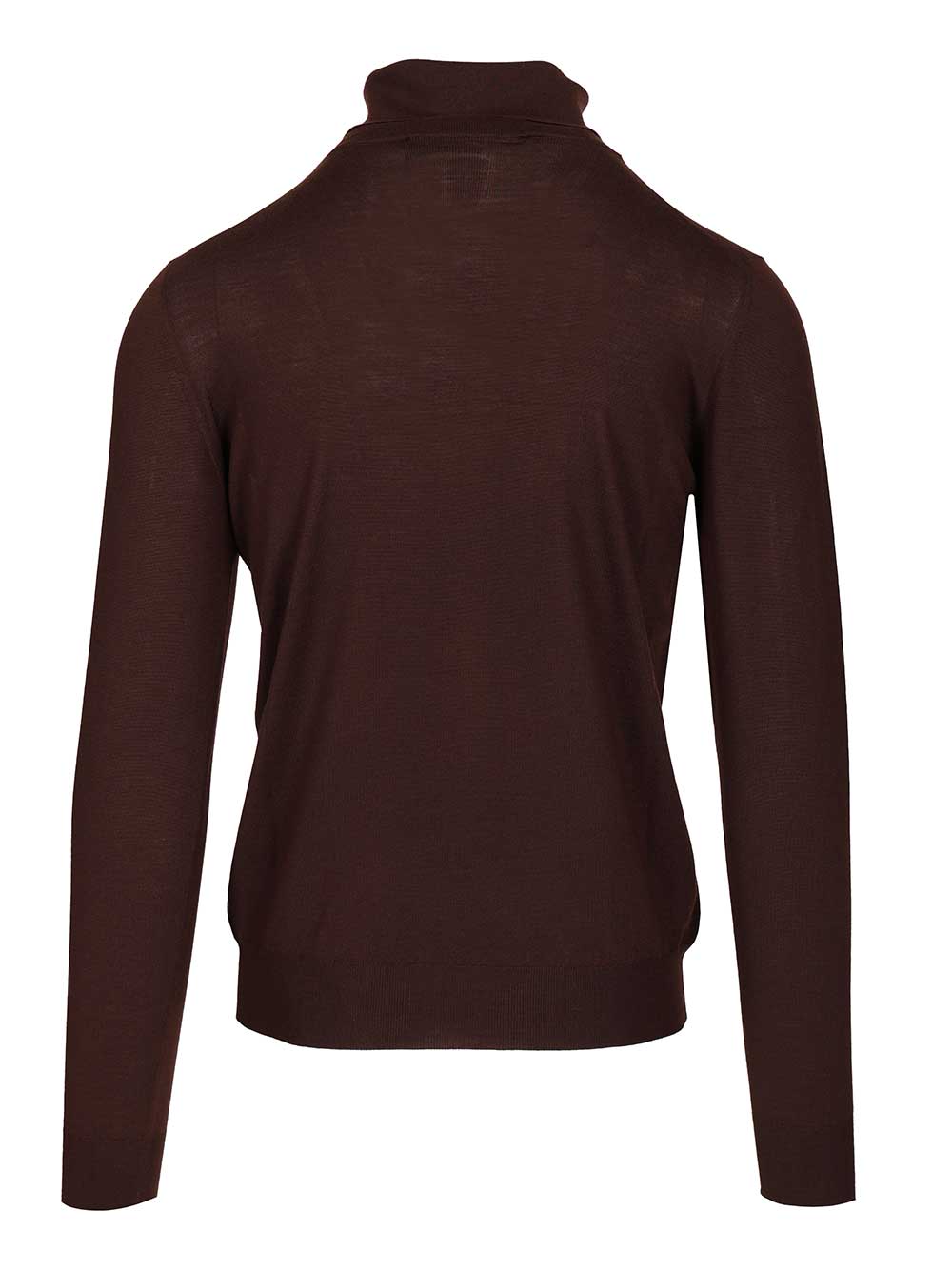 Mauro Ottaviani Wool Turtleneck Knitwear - Brown | 6894e47759e90c8f47ab425357787832f32e165e
