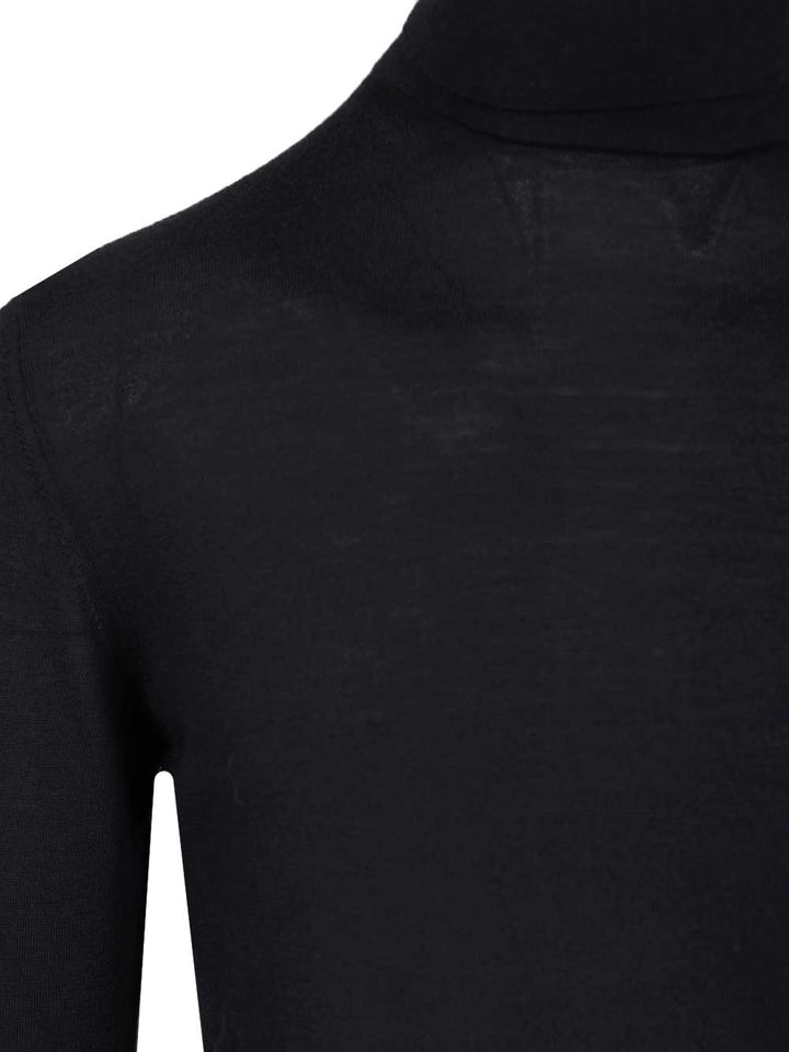 Mauro Ottaviani Wool Turtleneck Knitwear - Blue | c9615cd1f54ed2655798b226ed0807fa11ce10cd