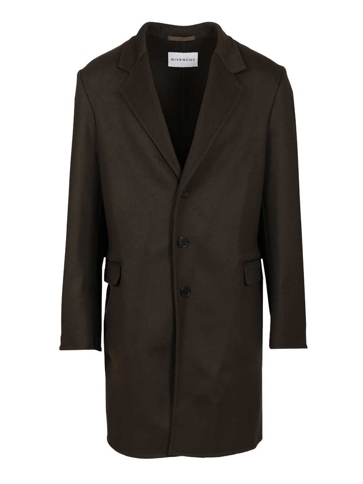 Givenchy Wool And Cashmere Coat Coats - Green | aaf4eccd03538252fba079e6b301b28cefe5e93e