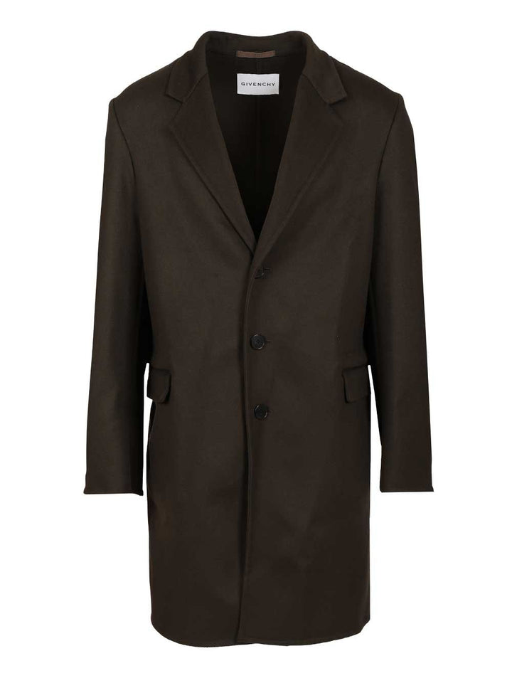 Givenchy Wool And Cashmere Coat Coats - Green | fa537c9577c96bcd0707531b7717a8e202cc0a9f
