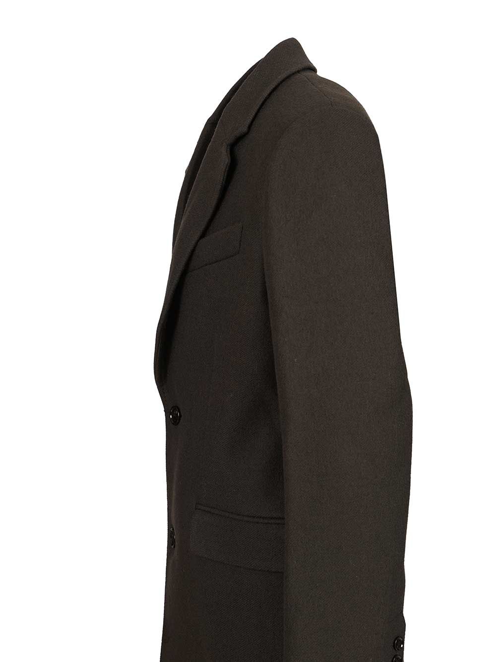 Ami Wool Coat Coats - Grey | 3249d3b63ae550ae0723f7779e2820438ccceed5