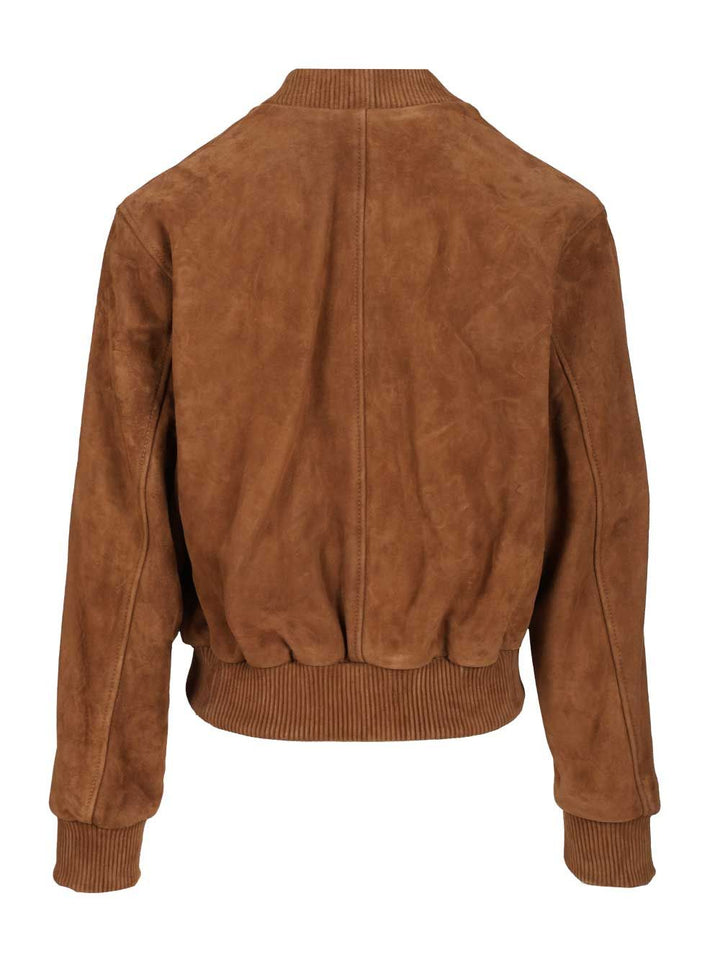 Ami Goat Suede Jacket Jackets - Brown | 0223ab722311a7290d7cbab76f0d776002dd9f2f