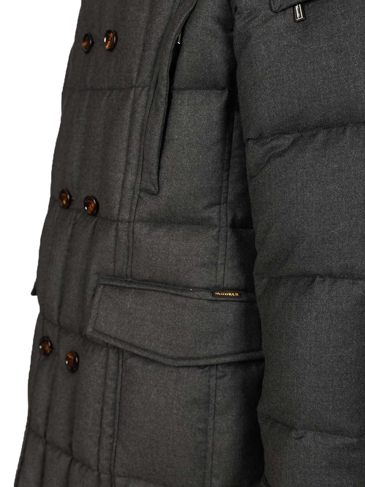 Moorer Morris Coats - Grey | 0000e3af2a77a3fa184883f82468770e080f7f12