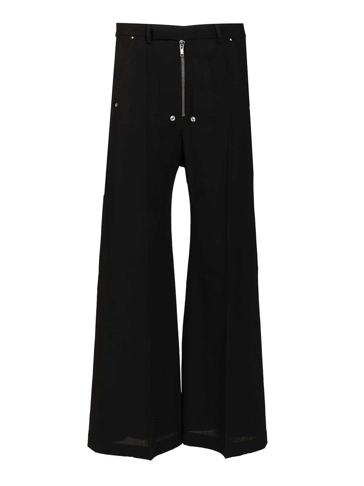 Rick Owens Zip-Fly Button Trousers - Black | e700c72653d2cfd7f51b8d0cc5338ec21ae836d6