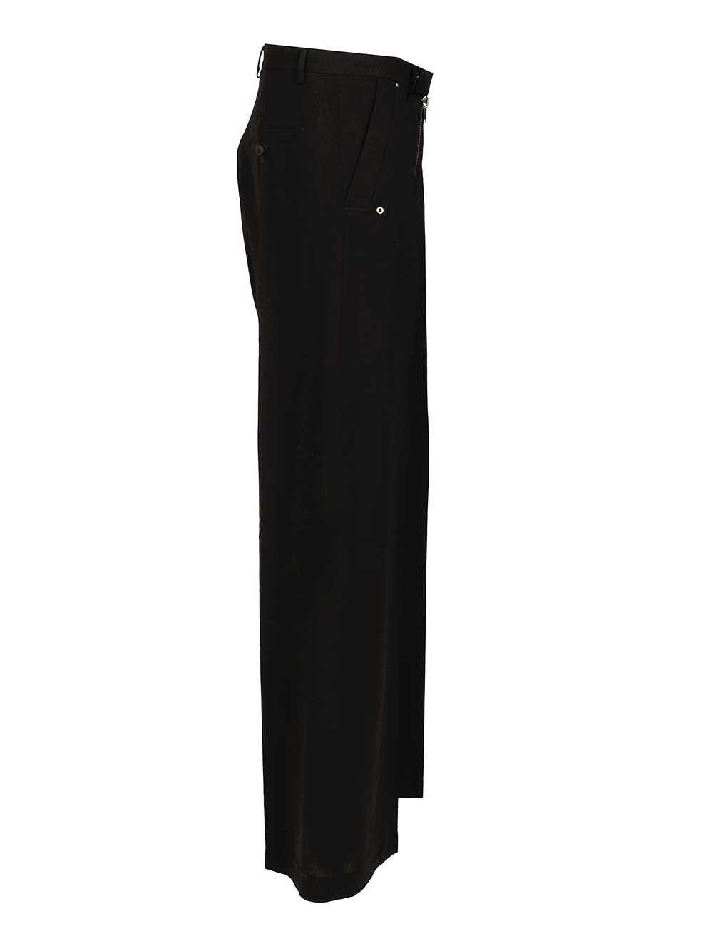 Rick Owens Zip-Fly Button Trousers - Black | bac3a09c1c32e80d19f3272993768dbeed2b9256