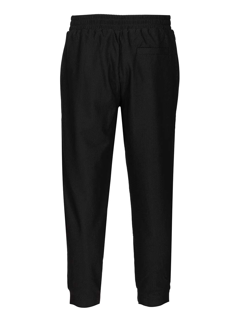 Giorgio Armani Technical Gaufré Trousers - Black | 13e4023a2b097fbce6369d3d5dea1d57ef232bd4