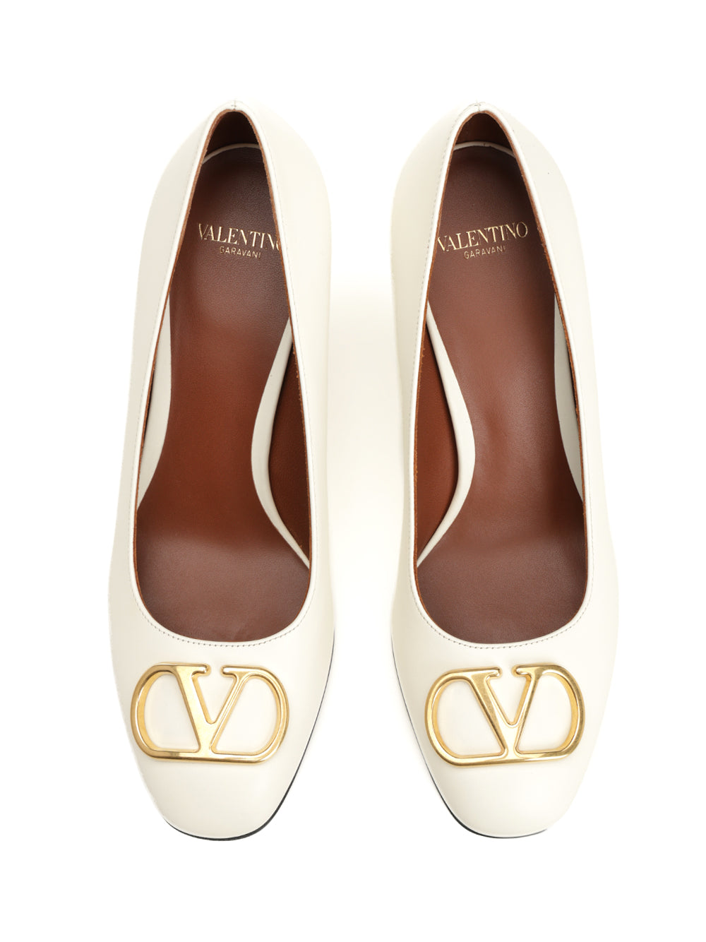Valentino Garavani Pump Vlogo Signature Pumps - White | b2990f803387ac4b11dbe49263904ae32044956e