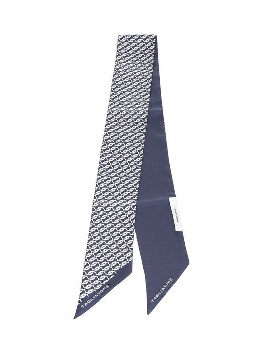 Silk Scarf Scarves And Foulards Blue