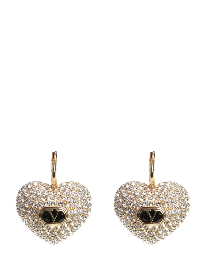 Valentino Garavani Royal Heart Earrings Jewelry - Gold | 1815770dd93d9619420a041b5bcf921c18b70fcf