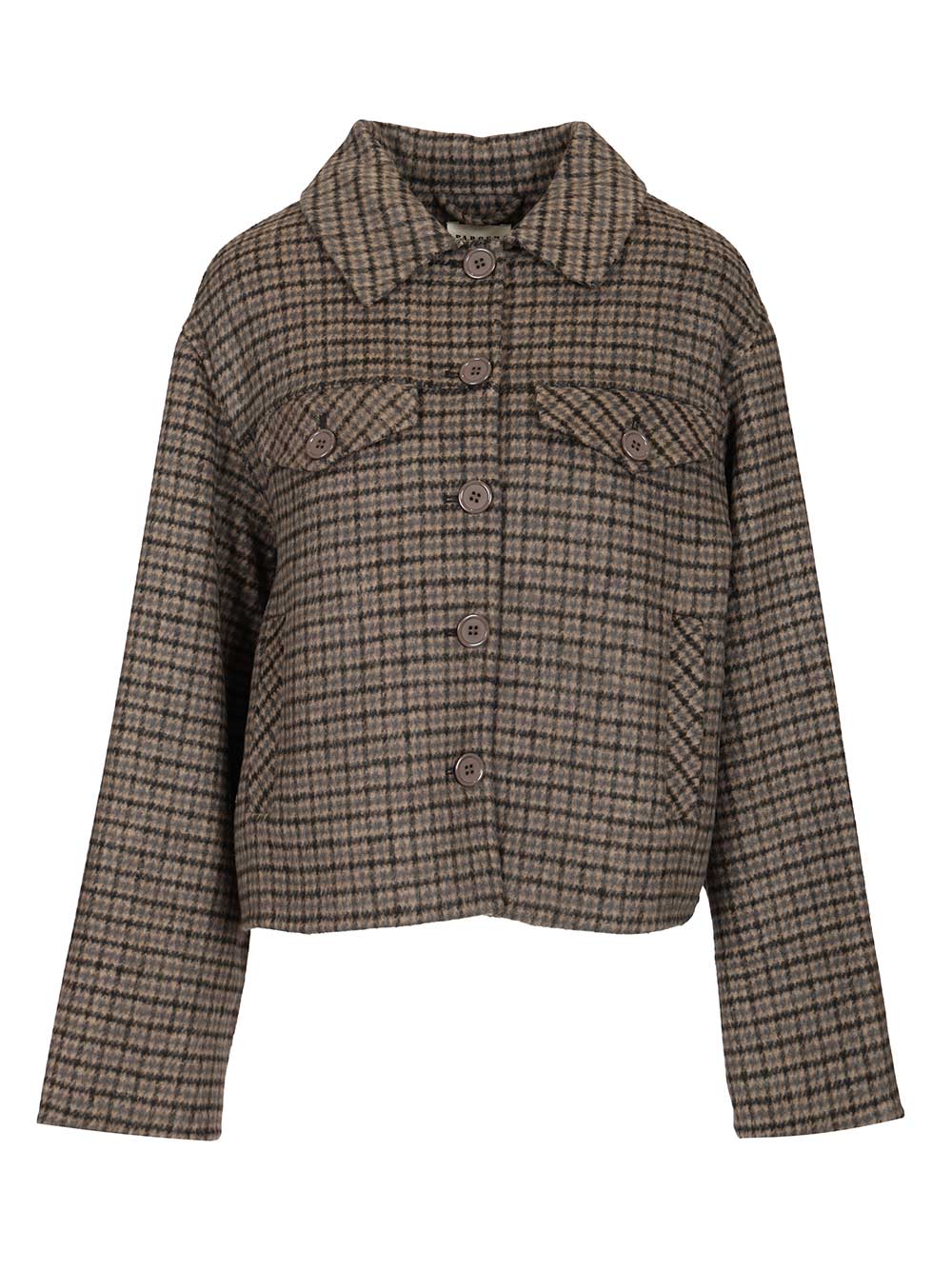 P.A.R.O.S.H. Fringed Jacket Jackets - Grey | fdd989e6ba1a163e265242cd02b8ce732aec71dd