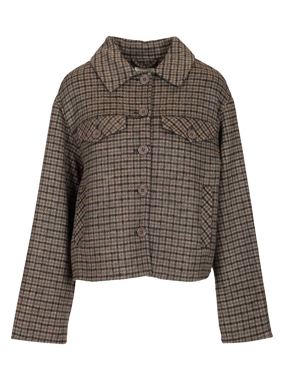 P.A.R.O.S.H. Fringed Jacket Jackets - Grey | 3596cc478ca5e37c8133ab5554c10556cadc268b