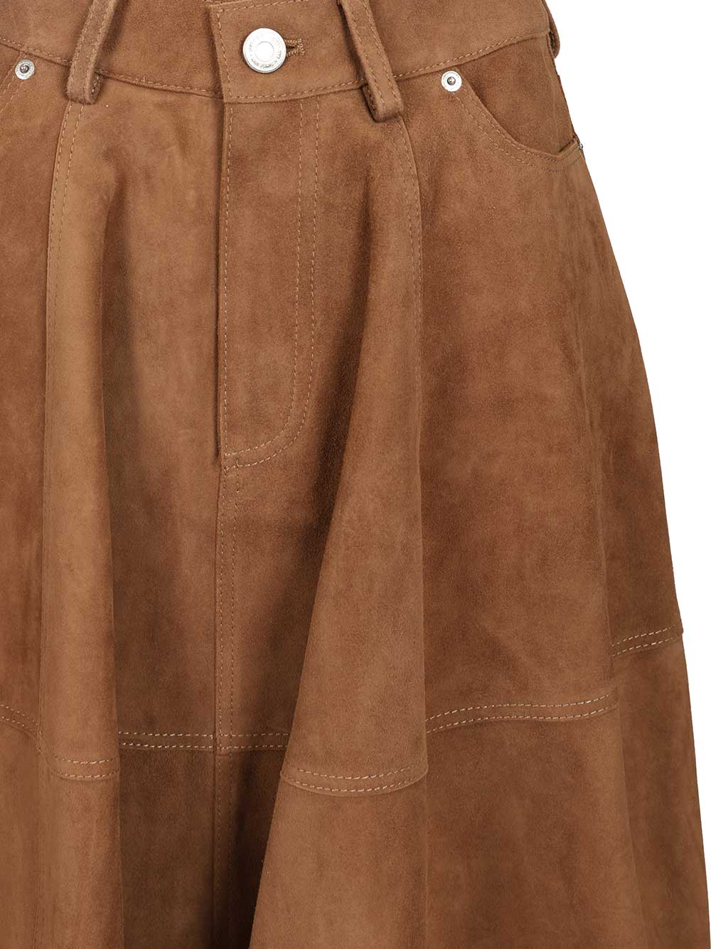 Ami Suede Skirt Skirts - Brown | f81fe62bb217ceb08ea0ed912ca1adda0301199f