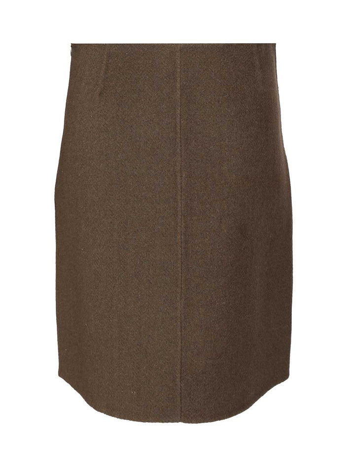 P.A.R.O.S.H. Midi Skirt Skirts - Green | e82e2d8ce8273ad381d14af918a54a7f370f30cf