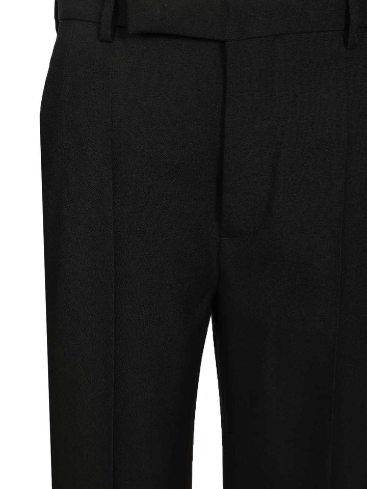 Rick Owens Dietrich Wool Trousers - Black | 0561ca7aa60f4fbb594f756fd7d99760c2ec7e70