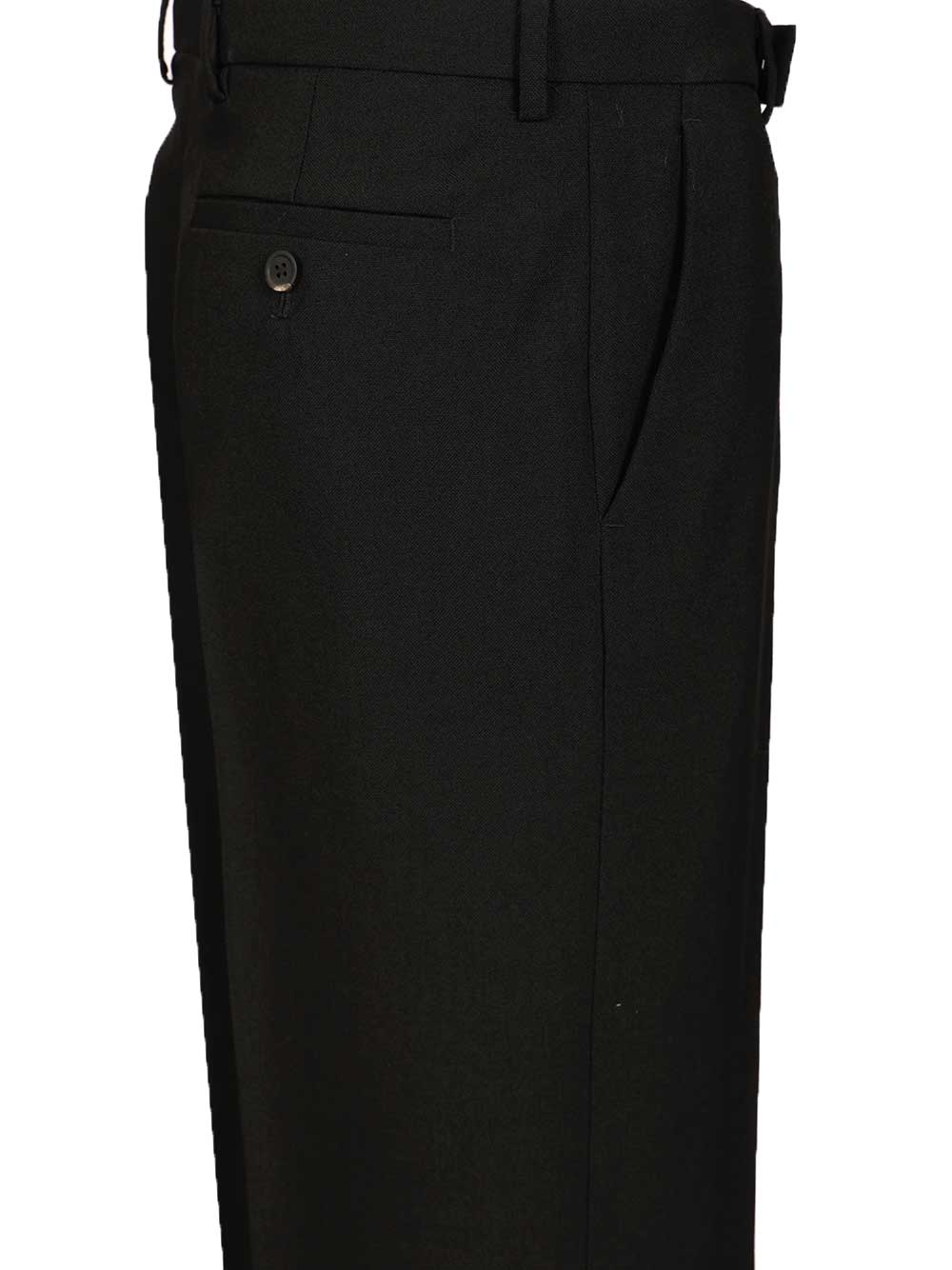 Rick Owens Dietrich Wool Trousers - Black | 4491865b7bfd649fbcab903261ac717cd361ad7a