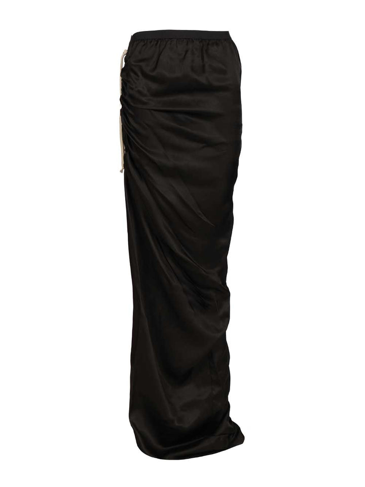 Rick Owens Edfu Skirts - Black | 33da3d0908a138229be9c8fa8e1e37f2d9381141
