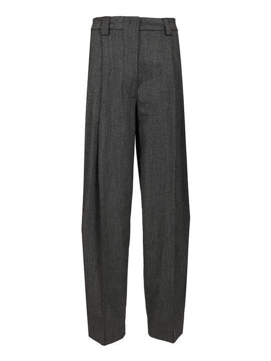 Wide Trousers Grey