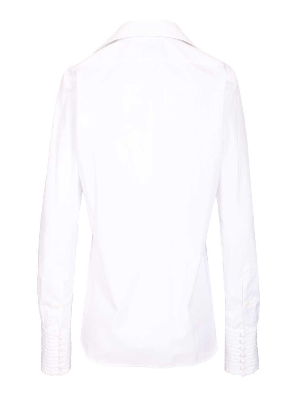 Dries Van Noten Celinta Cotton Shirt Shirts - White | 4d0c9286879856517ad0e0c101d5b1f5651db1c3