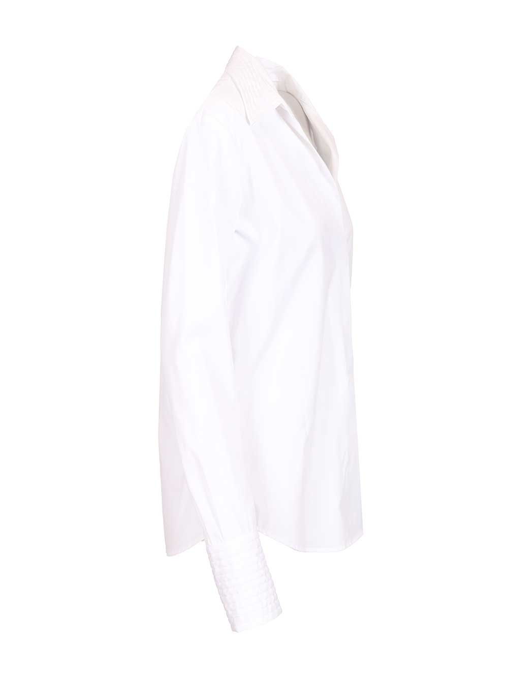 Dries Van Noten Celinta Cotton Shirt Shirts - White | 8877bb3acc4e2c63fe3dec8144a02f302535cdd9