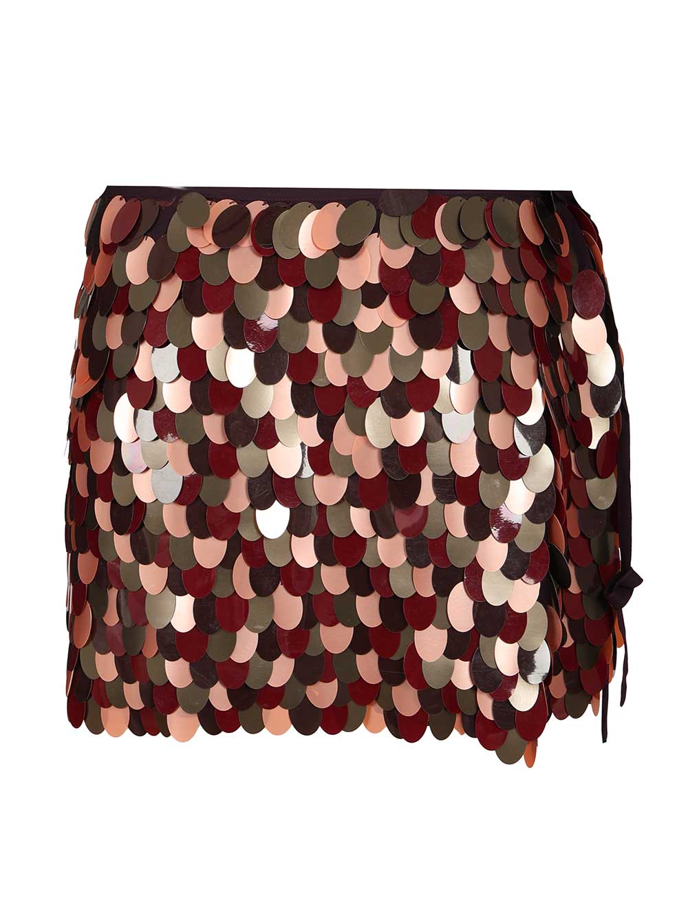 Dries Van Noten Mini Skirt With Maxi Sequins Skirts - Bordeaux | 06a83d360c3fcd25f9c8087cb8612feb419aacfb