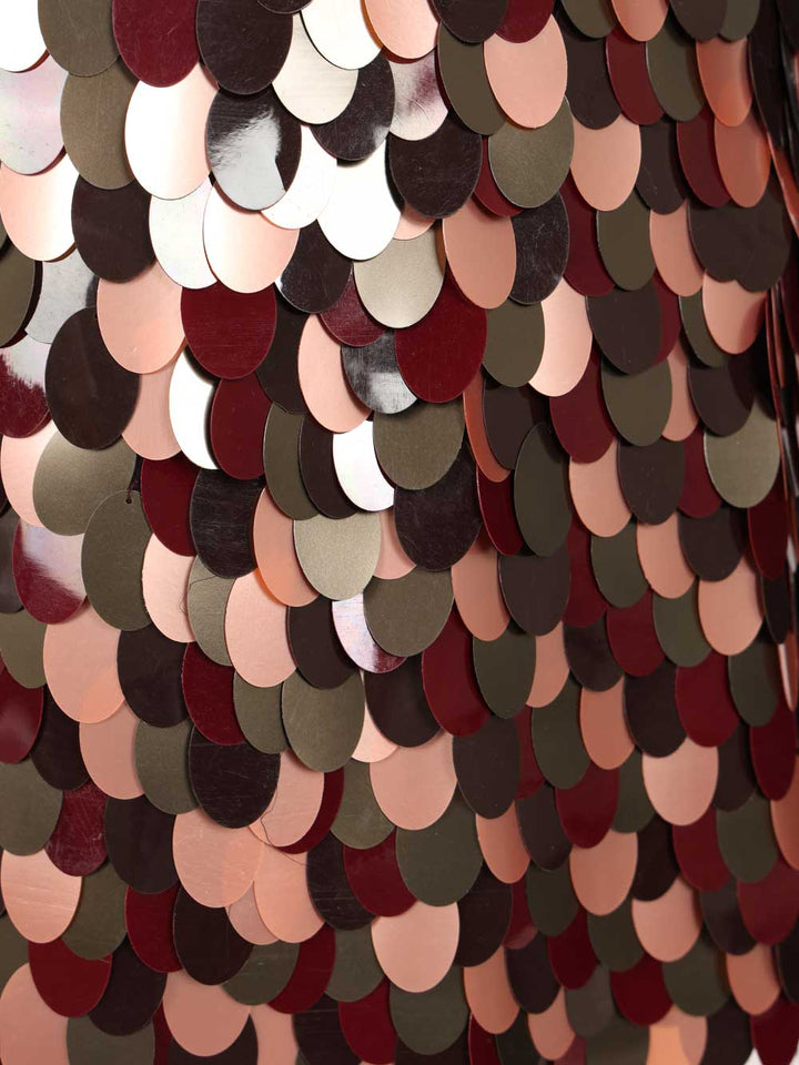 Dries Van Noten Mini Skirt With Maxi Sequins Skirts - Bordeaux | 3b14199d16f6e80aada751a56dfd3dfa5dd879e9