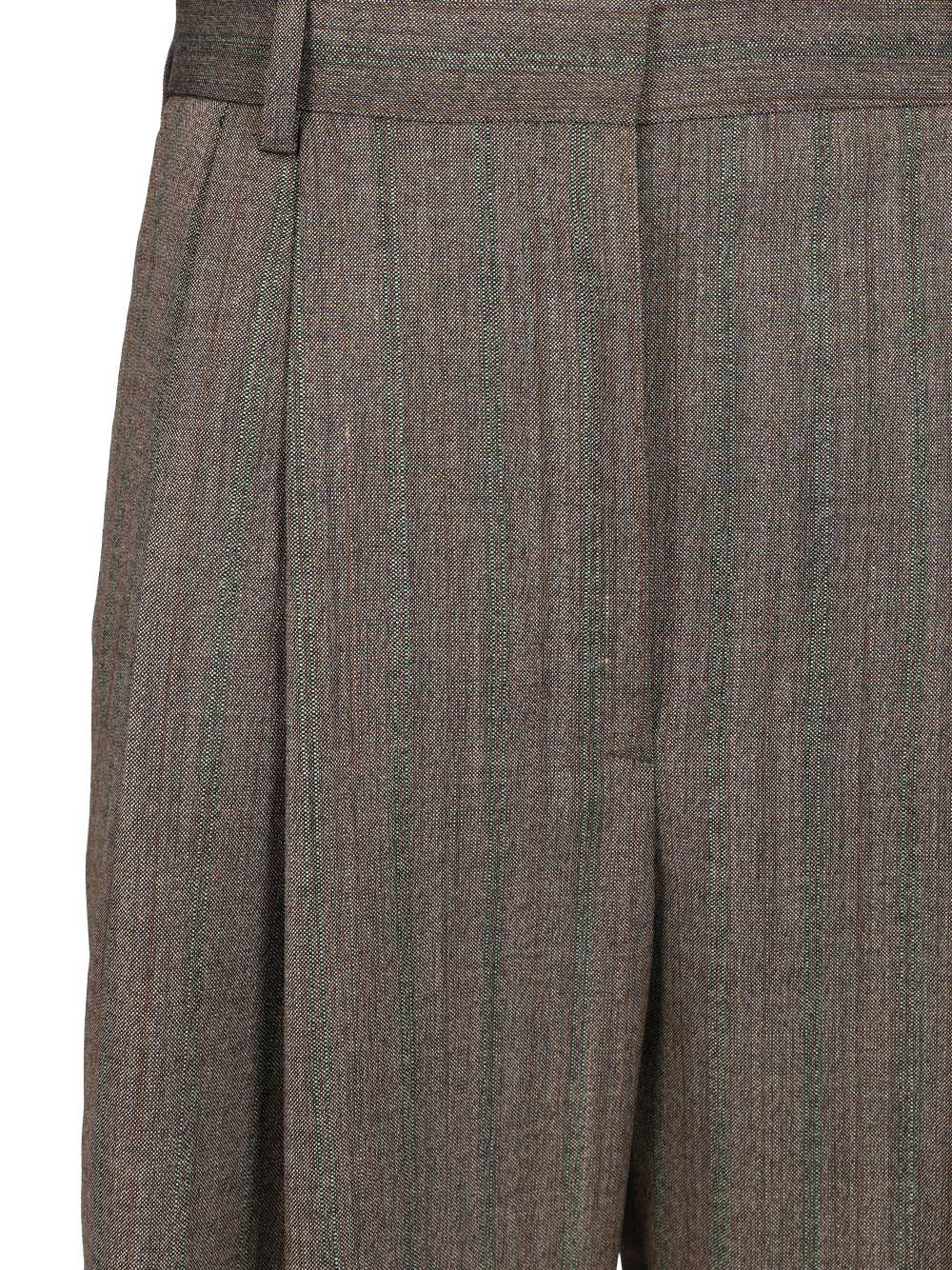Dries Van Noten Pleated Trousers - Grey | 4e1f540ce1a586d244f4297cd95fa27f6a9c2091