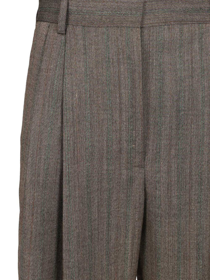 Dries Van Noten Pleated Trousers - Grey | 4e1f540ce1a586d244f4297cd95fa27f6a9c2091
