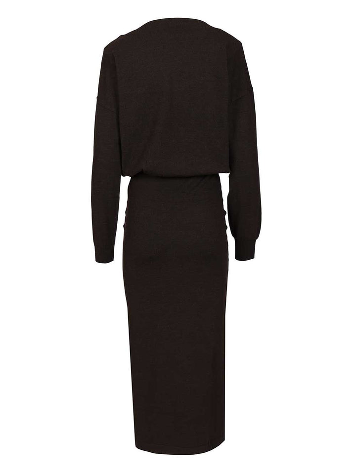 P.A.R.O.S.H. Wool Knit Dress Dresses - Brown | e3b148c2cda05b8156c397ea9f039b5f39cabfdf