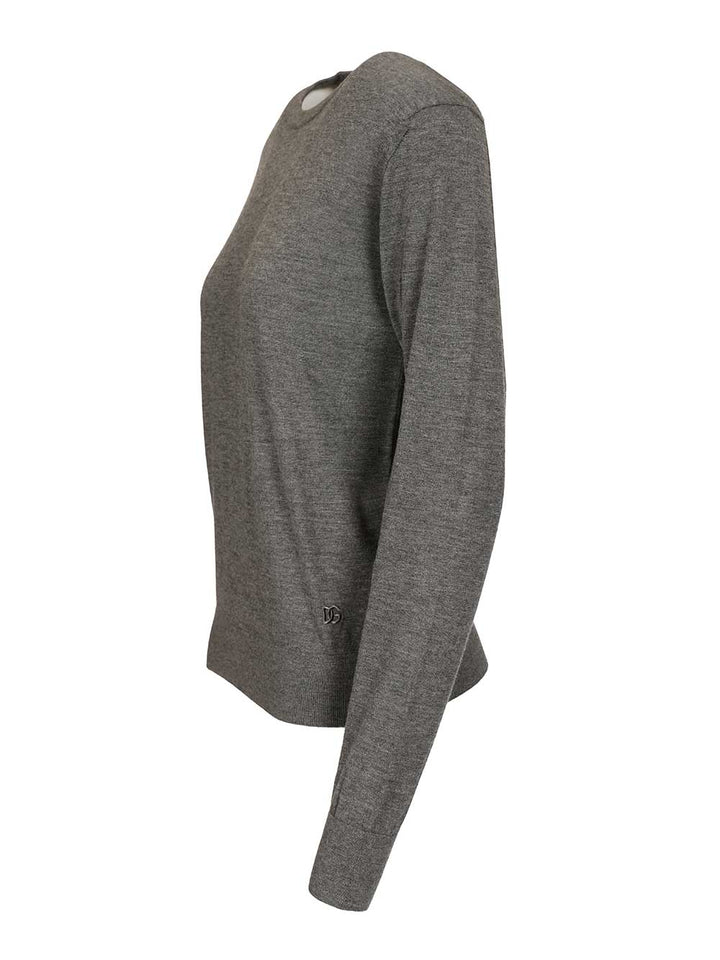 Dolce & Gabbana Cashmere Sweater Knitwear - Grey | 49f103120253d75af2b3da7ac38ccfccf3cd5f2b