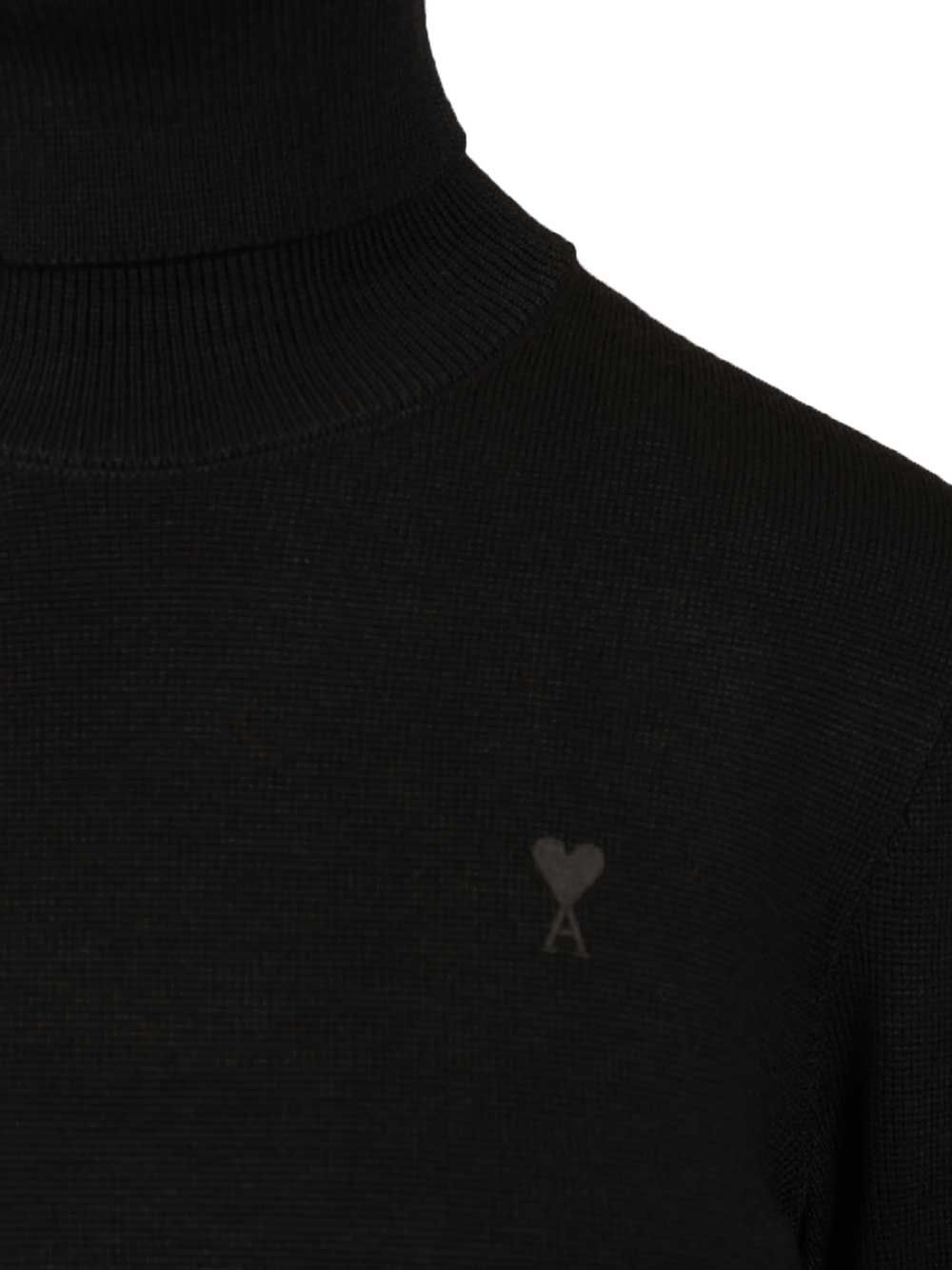 Ami Ami De Coeur Sweater Knitwear - Black | e2d13837061068a365be6108c84a512cfa9373c2
