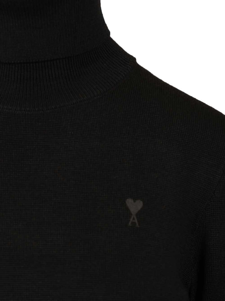 Ami Ami De Coeur Sweater Knitwear - Black | e2d13837061068a365be6108c84a512cfa9373c2