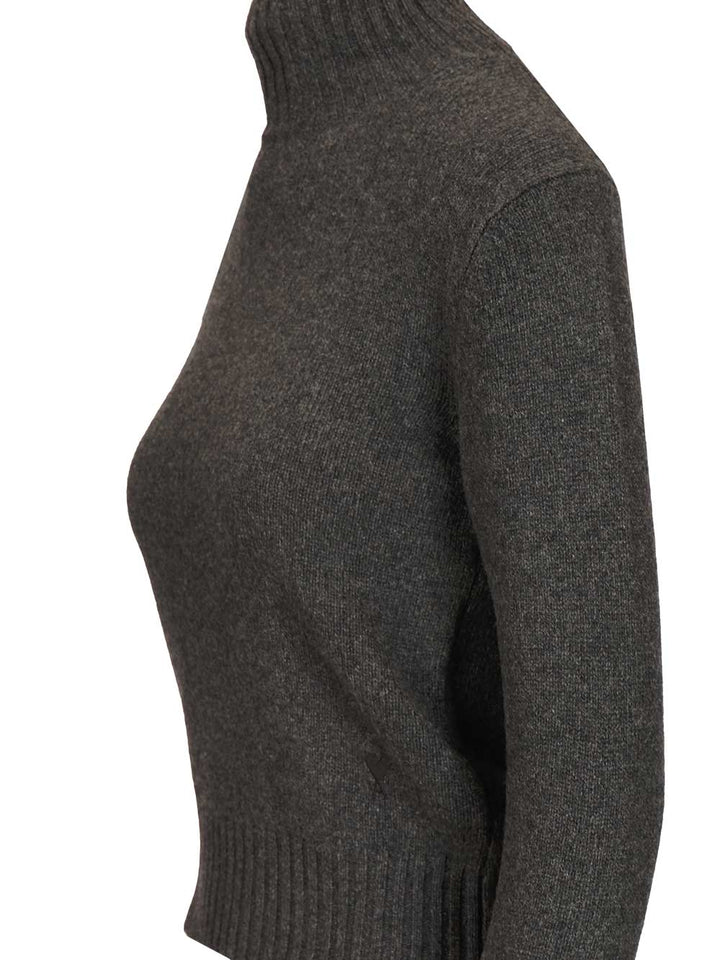 Ami Turtleneck Sweater Knitwear - Black | 1fd16778c79c6f336d35c0bdf5365d39726c9b7a