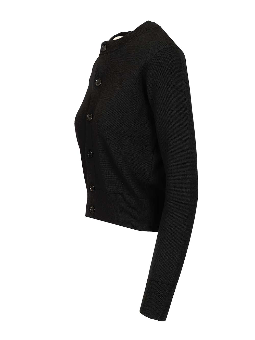Ami Ami De Coeur Cardigan Knitwear - Black | 93400effdb5c2e582d6b67eef39b139833c52105