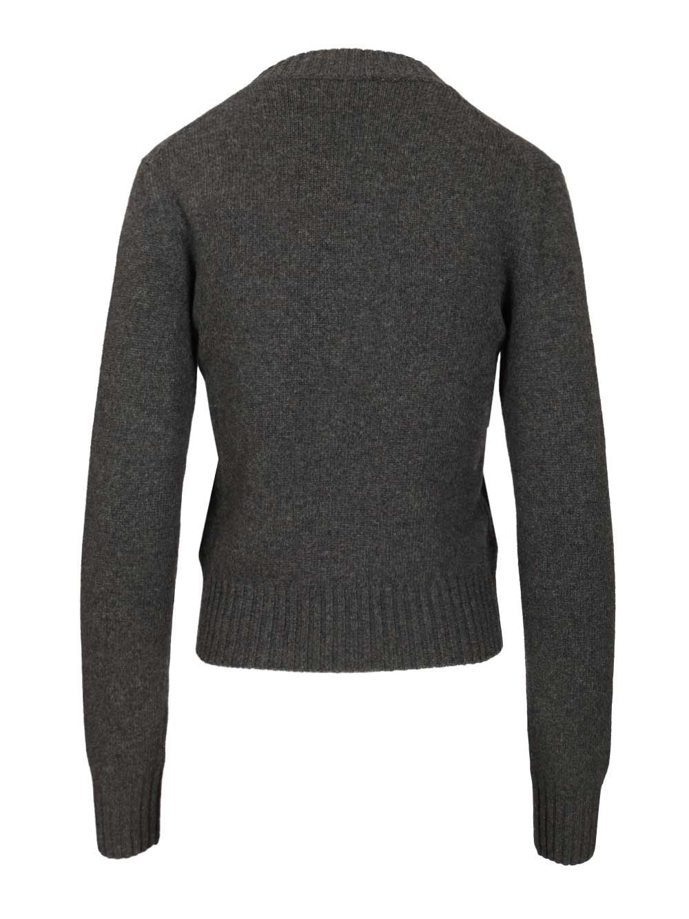 Ami Wool And Cashmere Sweater Knitwear - Black | 106f09c81c88e03fc2347d2ac582bfd2ba4f9a36