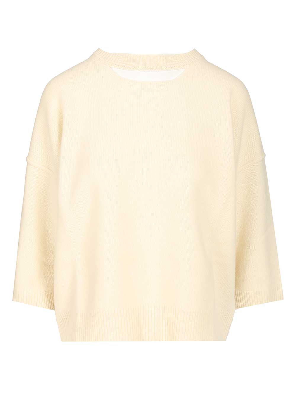 Federica Tosi Wool And Cashmere Sweater Knitwear - White | d8f2f9c808250030683cb5c5726f12a7df2b10c1