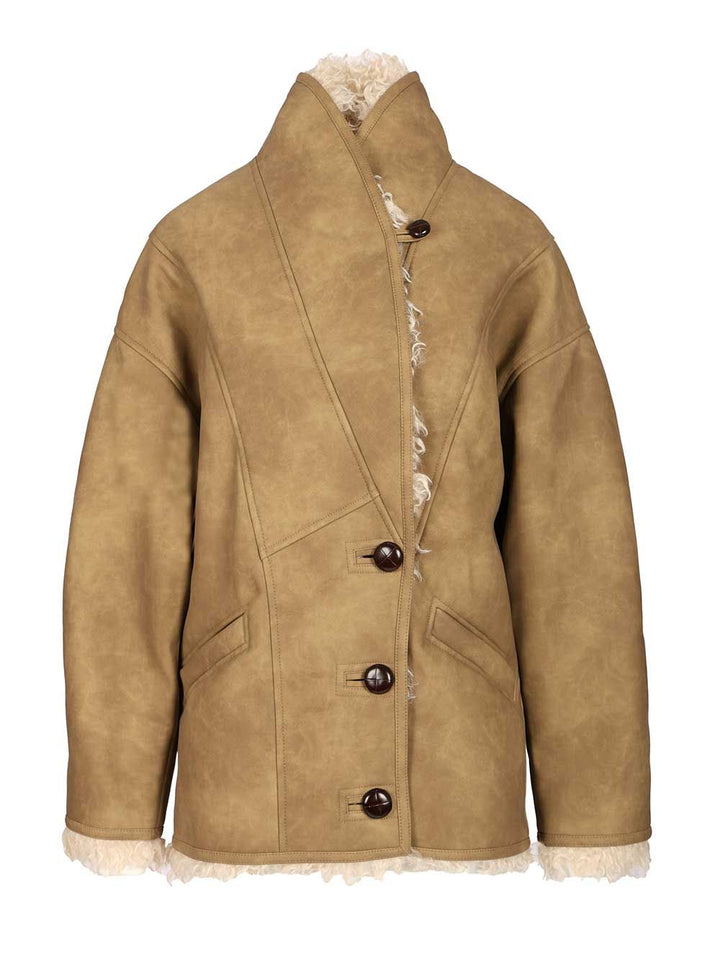 Marant Etoile Clea Coats - Brown | 76dd5821a27ce26eb89b90a4dc4dbf38c8da0b3f