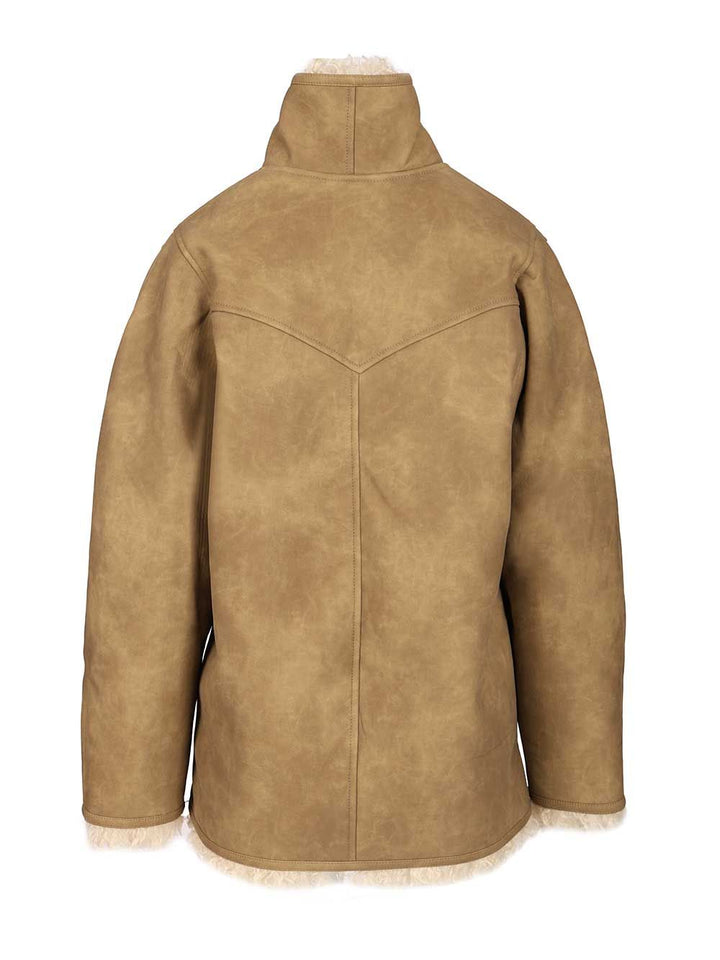 Marant Etoile Clea Coats - Brown | a06fb3517a0a7ad13d0d5deeda469bd953fdc9b2