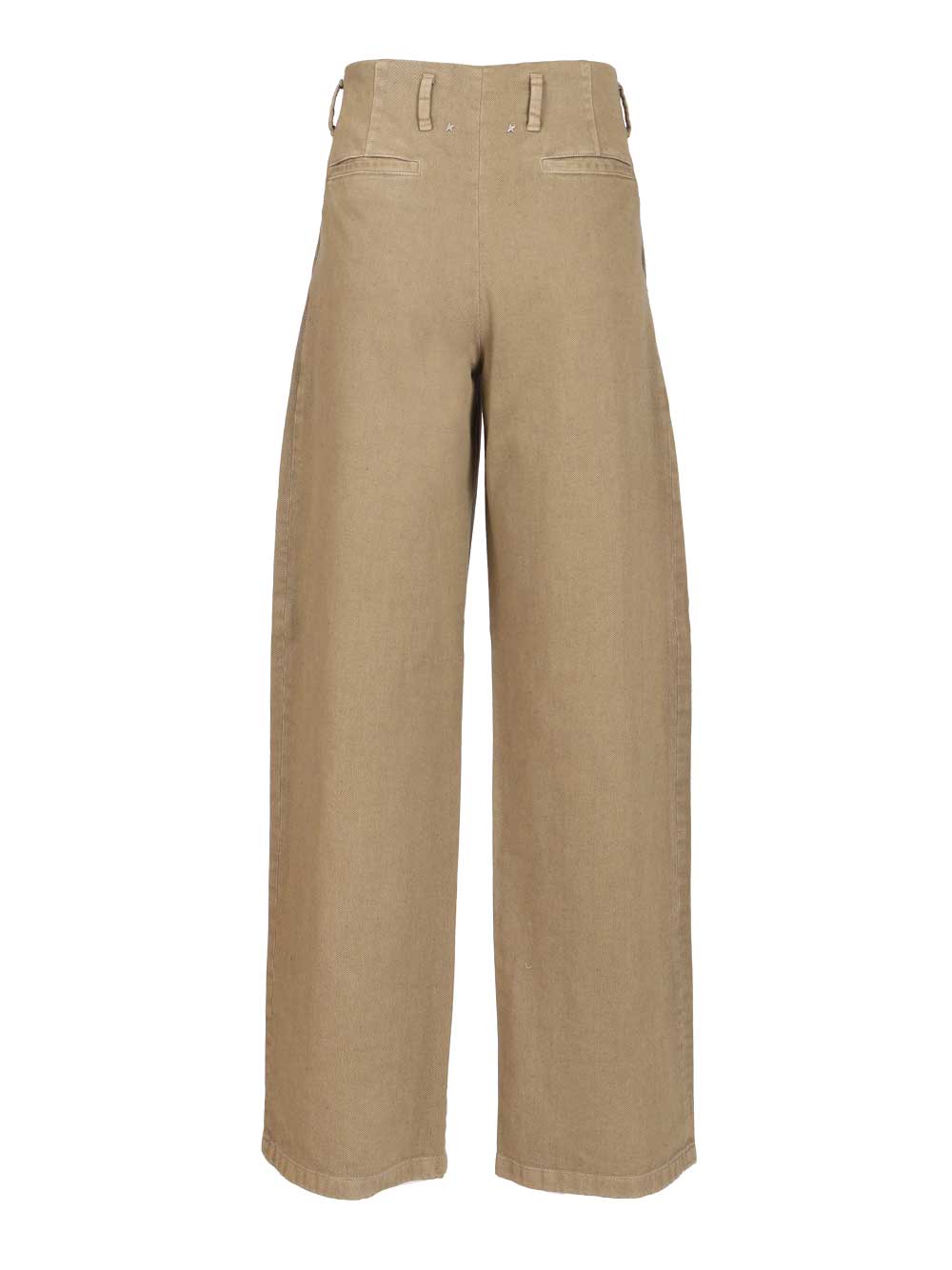 Golden Goose Deluxe Brand Wide Leg Trousers - Green | 14262ccc51c42b5645e32d7b687987acfdc121da