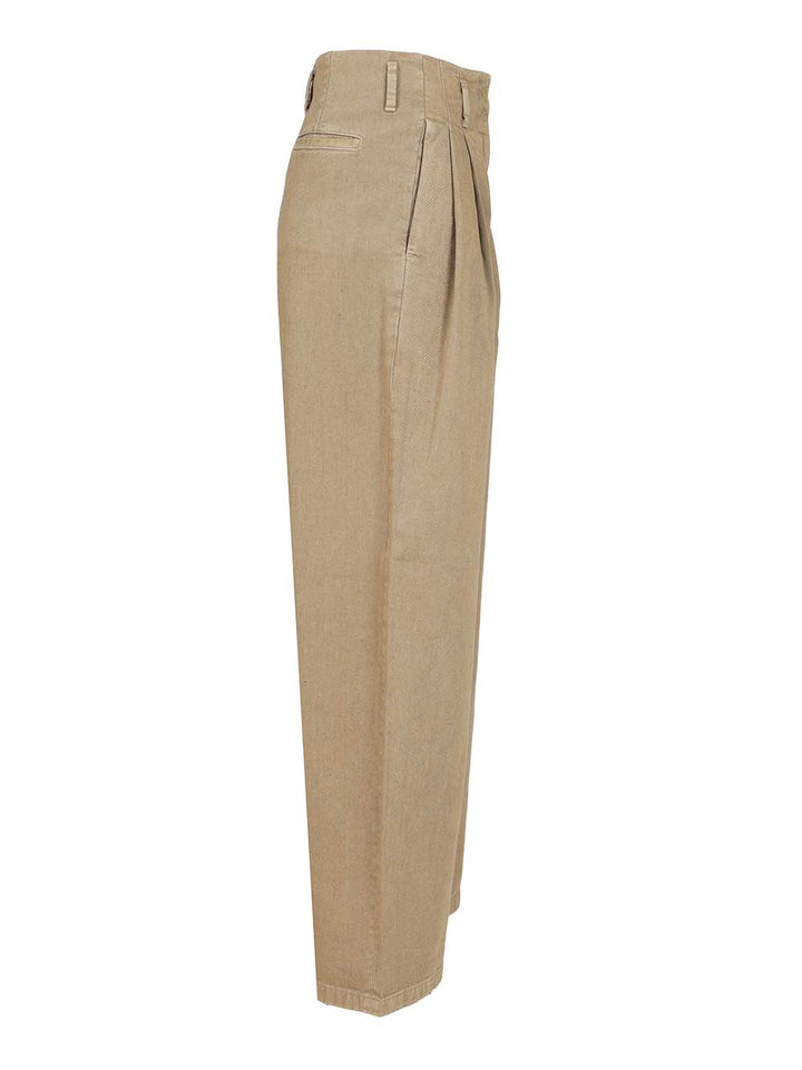 Golden Goose Deluxe Brand Wide Leg Trousers - Green | ef35257ec130f8eb7ee472ec7a84f797e9614b8b