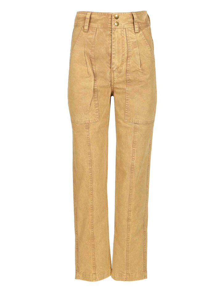 Marant Etoile Kiana Trousers - Brown | 454d11903e12b6e05b2d197518c3d19b2bad1633