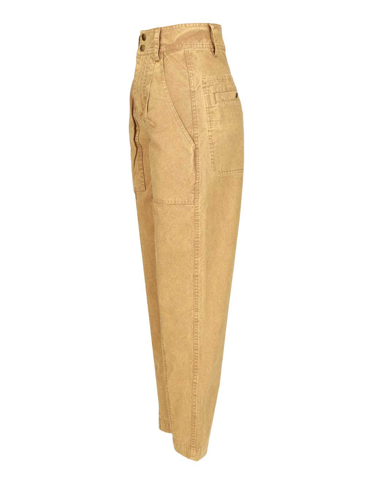 Marant Etoile Kiana Trousers - Brown | b944ffdfd71e973ba9721cce04f271e9c2b7fbc5