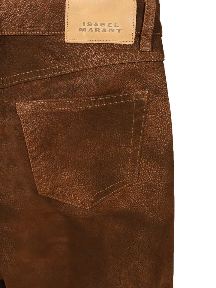 Marant Etoile Kelsie Trousers - Brown | 9d09d20a698d2be27885b5a8d95094fba55772aa