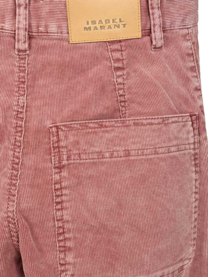 Marant Etoile Onyta Trousers - Rose | 463699c90b8bb7cf47c93cbbc197453167c15fa5
