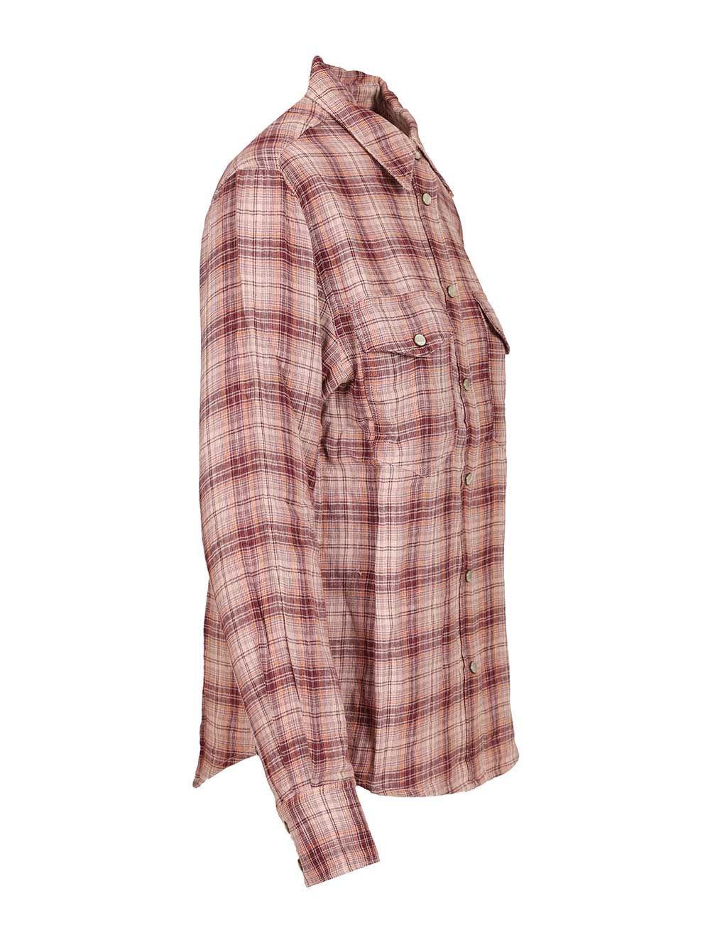 Marant Etoile Yalisa Shirts - Bordeaux | c018696838a235995bdad5eb9b89f65fa1d6c292